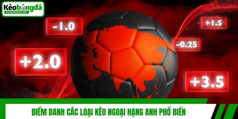 Kèo Ngoại Hạng Anh - Bí Kíp Bắt Kèo Luôn Thắng Cho Bet Thủ 3 Điểm danh các loại kèo ngoại hạng Anh phổ biến