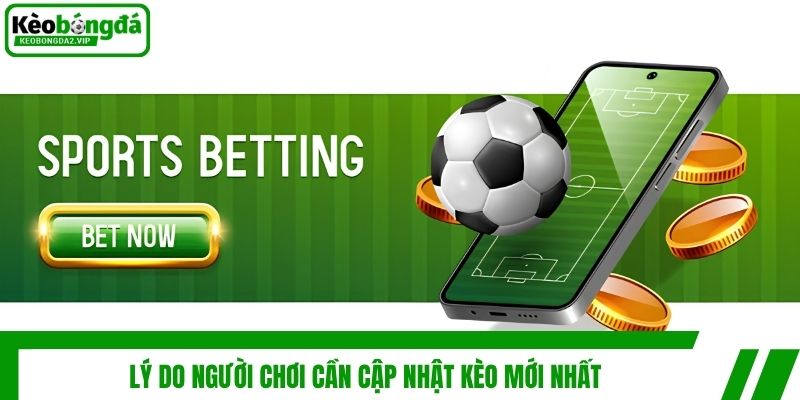 Cập Nhật Kèo Mới Nhất Hôm Nay - Tỷ Lệ Chuẩn Xác Từng Trận 3 Lý do người chơi cần cập nhật kèo mới nhất