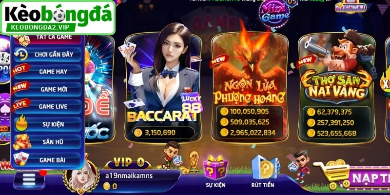 Rikvip - Review Cổng Game Với Hệ Thống Cá Cược Hiện Đại 4 Những sảnh game nổi bật thu hút tại Rikvip